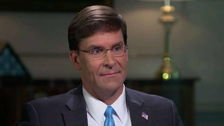 Mark Esper discusses loss of US drone over Yemen, threats posed by Iran, China, Russia