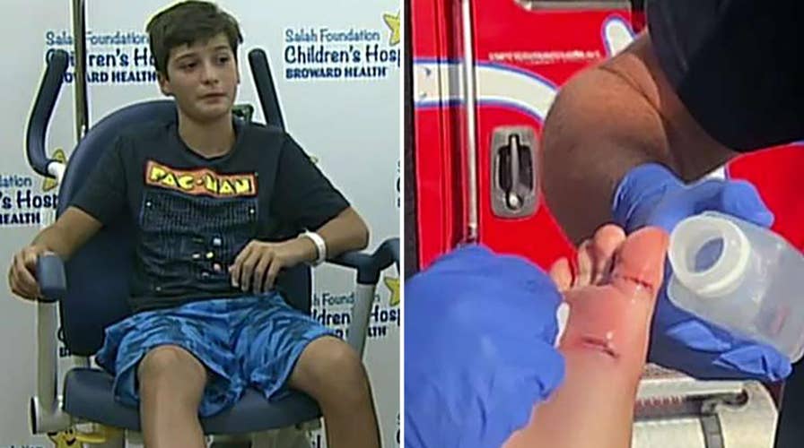 11-year-old bit by shark on Florida beach