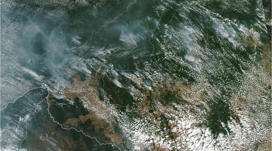 Amazon wildfires can be seen from space