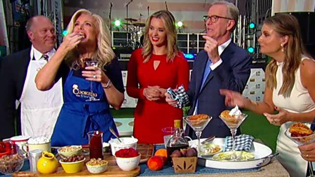 Janice Dean's grilled doughnuts