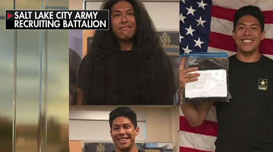 23-year-old gets first haircut in 15 years so he can join the Army