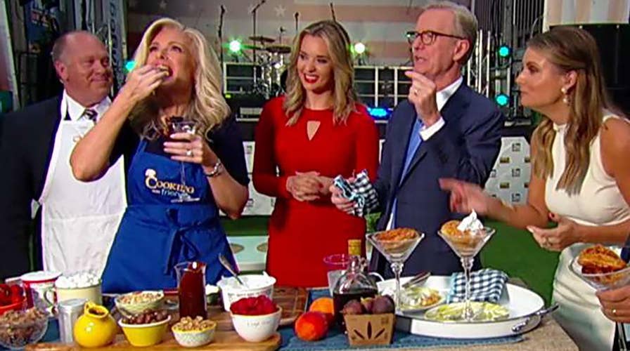Janice Dean's grilled doughnuts