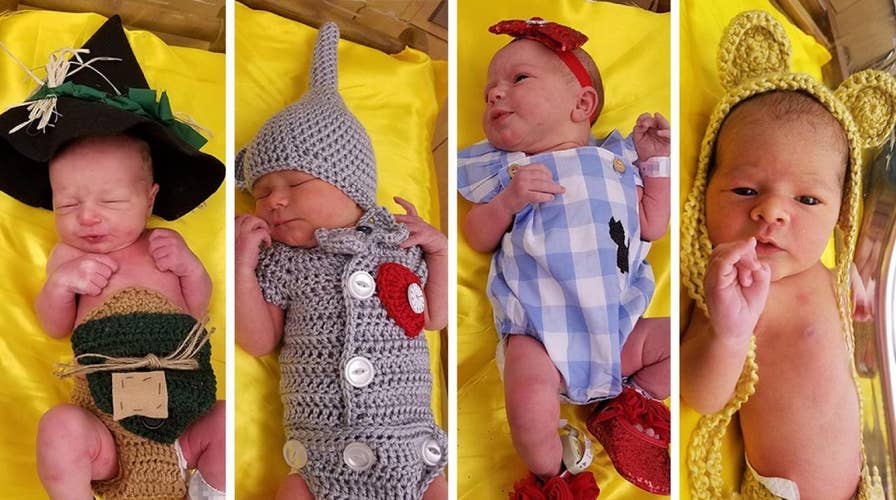 Pittsburgh hospital newborns dressed up as 'Wizard of Oz' characters