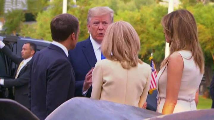 Trump meets world leaders in France for G-7 summit