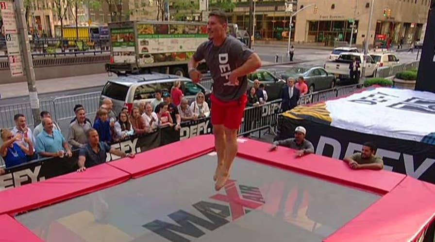 Make fitness fun with a trampoline!