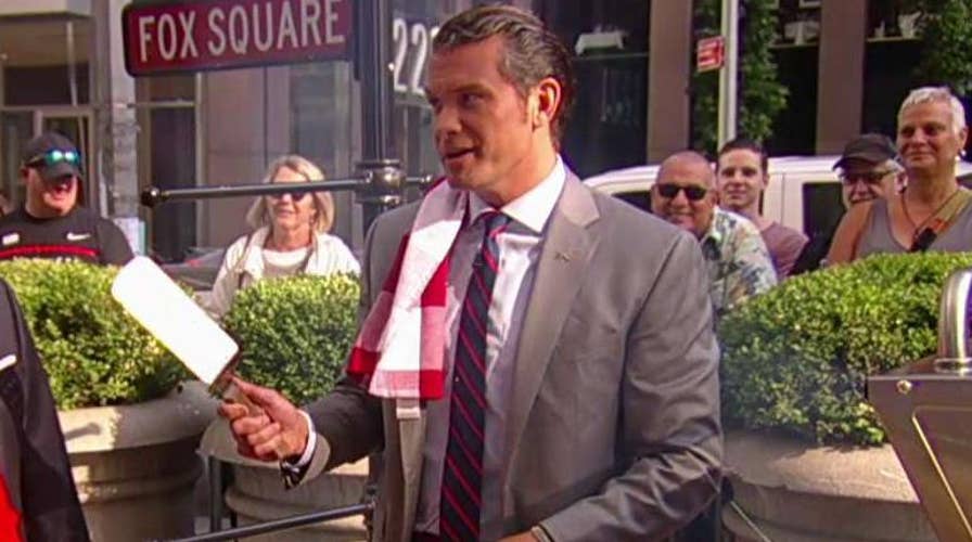 Pete's all-American cheeseburger with baked beans and crispy fries
