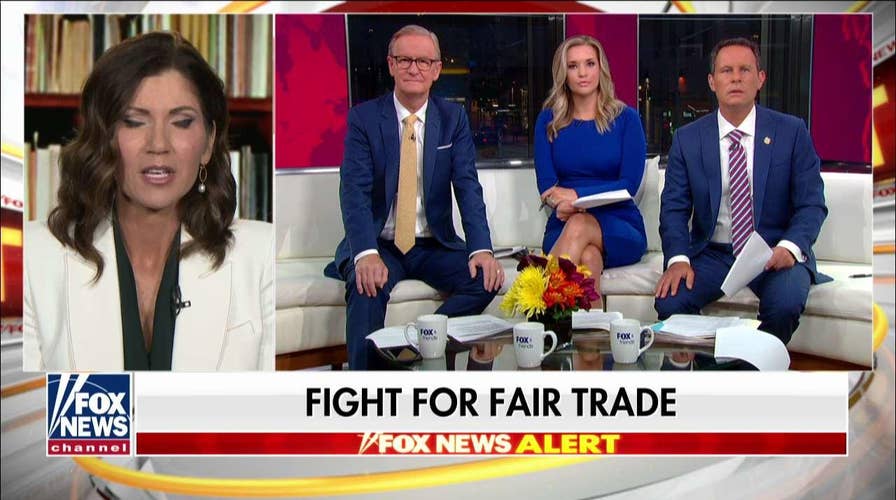 South Dakota Gov. accuses Democrats of being hypocritical with trade deal to spite President Trump