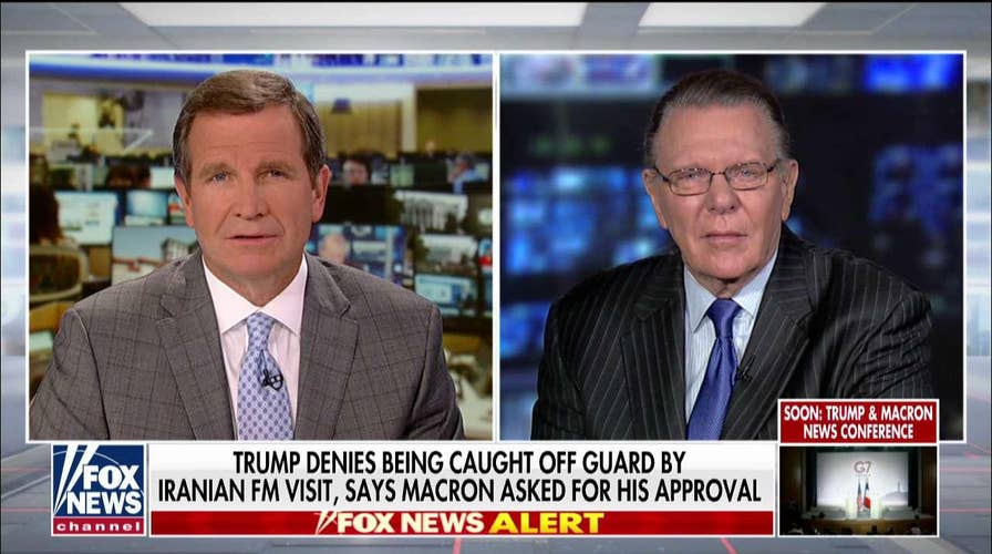 Gen. Keane: It was 'small' for Macron to invite Iran's foreign minister to G-7 summit