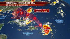 Dorian becomes hurricane near US Virgin Islands, may threaten Florida as Category 3 storm