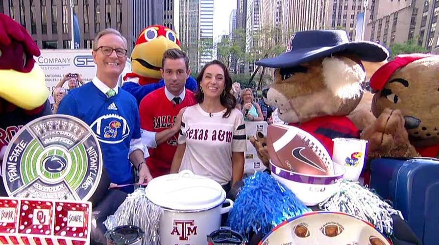 'Fox & Friends' kicks off college football season on Fox Square