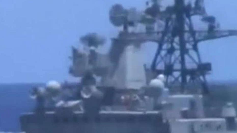 China warns US warship sailing in the South China Sea