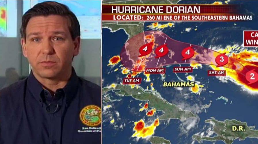 Florida Gov. DeSantis implores residents to listen to local officials as Dorian approaches