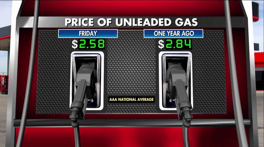 Gas prices lower heading into Labor Day weekend