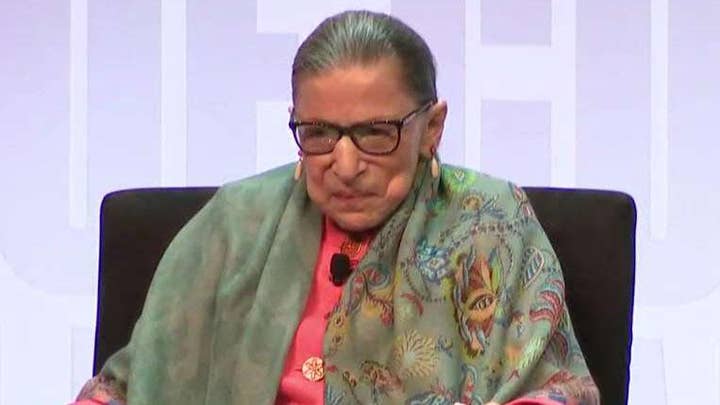 Ruth Bader Ginsburg addresses her health at the Library of Congress National Book Festival