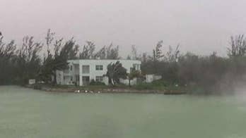 Woman riding out Hurricane Dorian says most areas of Grand Bahama are under water