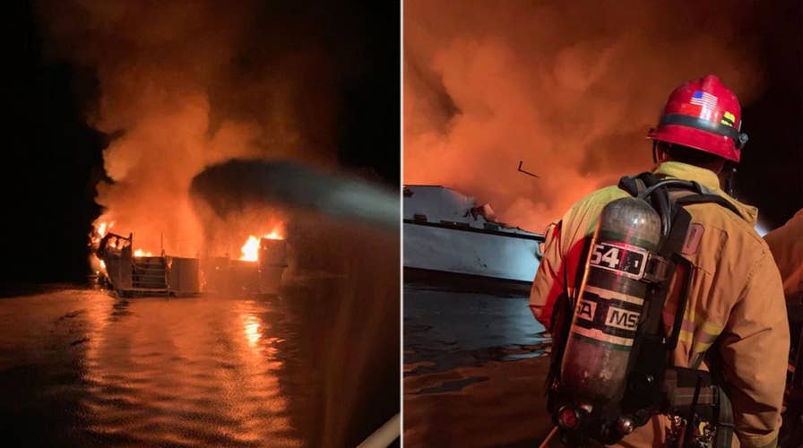 34 people feared dead after boat catches fire off California's Santa Cruz Island