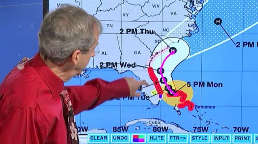 Hurricane Dorian remains stalled over Bahamas, expected to scrape along Florida coast
