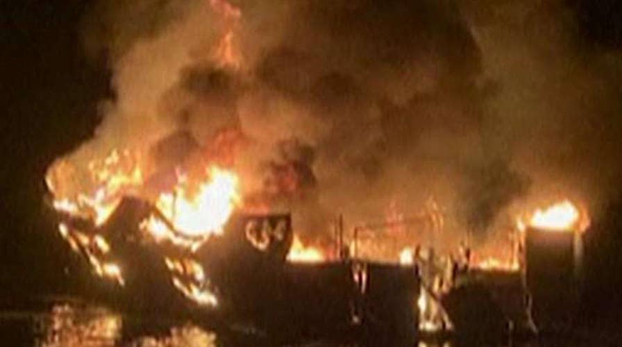 Coast Guard: Eight bodies recovered, 26 people still missing after deadly boat fire in California