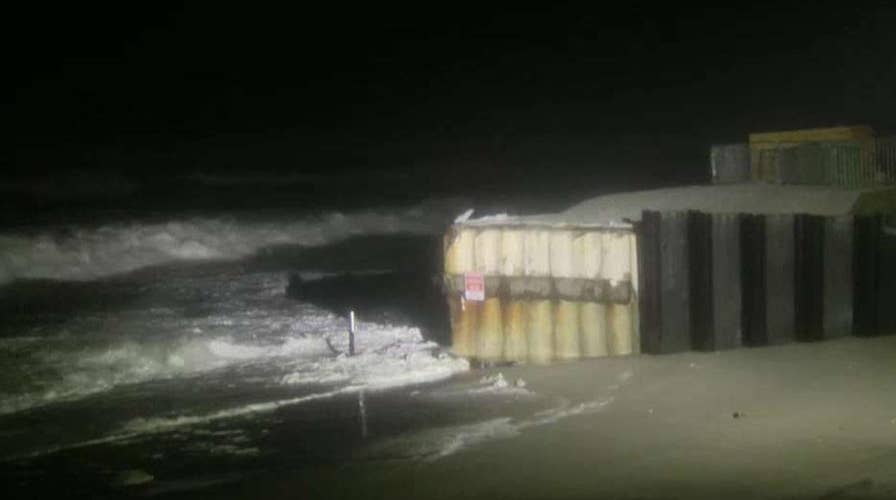 Wind and rain lash the Florida coast as Hurricane Dorian approaches