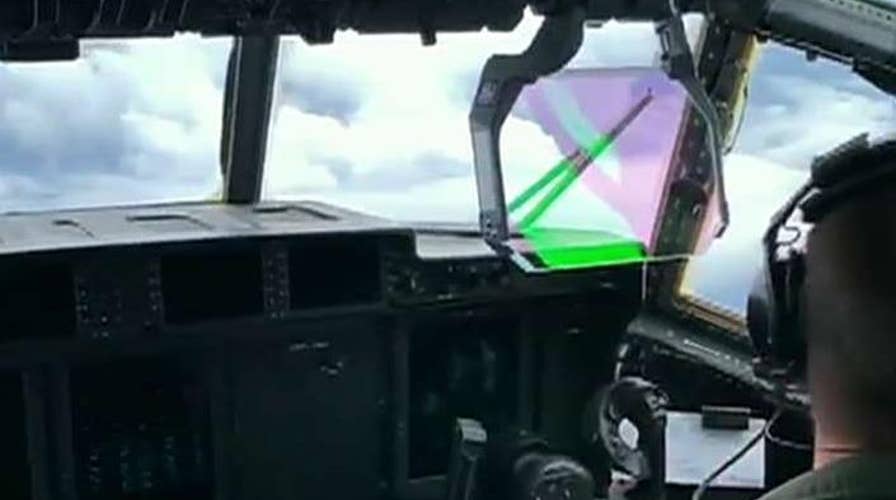 Hurricane hunters fly into eye of Hurricane Dorian