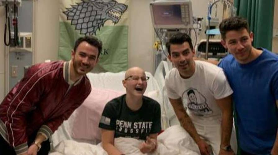 Jonas Brothers surprise 16-year-old cancer patient who missed concert