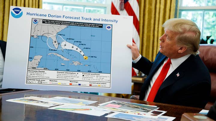 Federal government preps response to Dorian; Trump doubles down on claim hurricane threatened Alabama