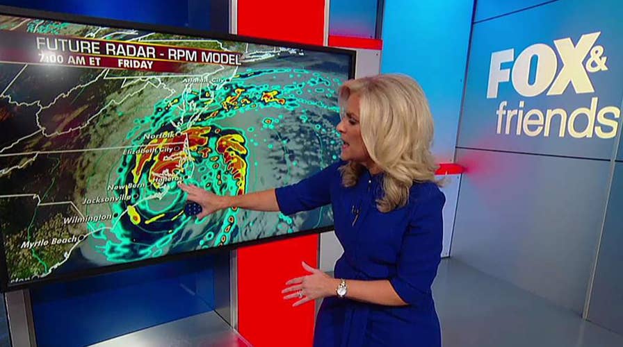 Hurricane Dorian storm surge, rainfall threaten the Carolinas