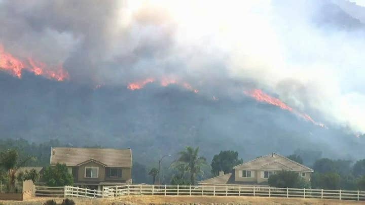 California wildfires lead to evacuations, school closures