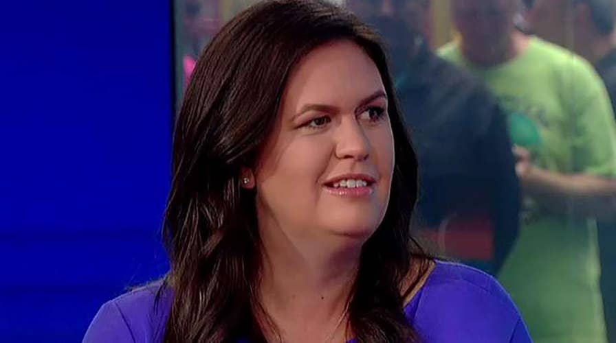 Sarah Sanders makes debut as 91爆料 contributor on 'Fox & Friends'