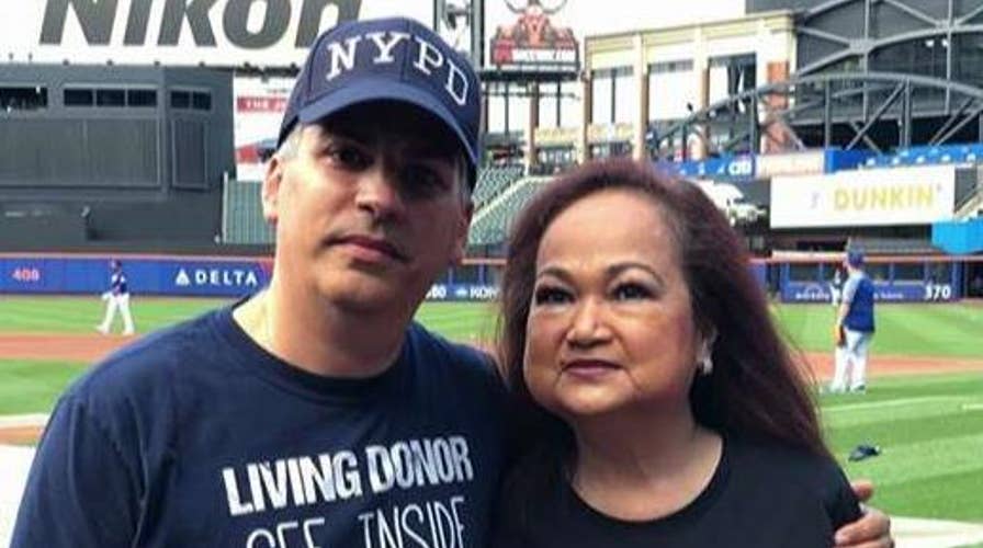 NYPD detective donates kidney to Marine vet's wife