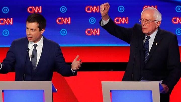 Democratic presidential candidates Pete Buttigieg and Bernie Sanders weigh in on abortion debate