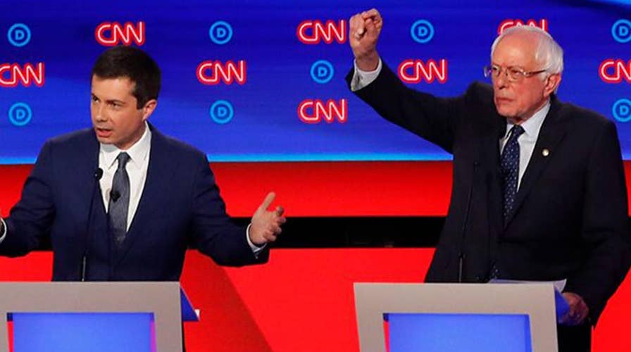 Democratic presidential candidates Pete Buttigieg and Bernie Sanders weigh in on abortion debate