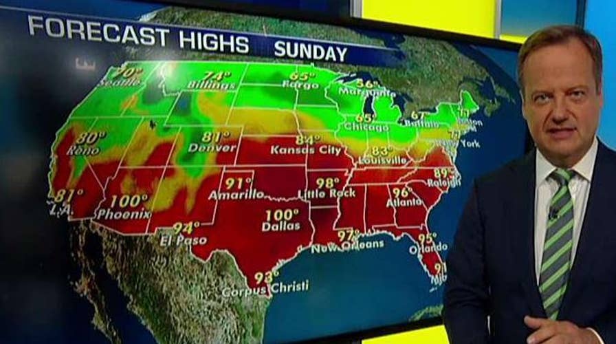 National forecast for Sunday, September 8