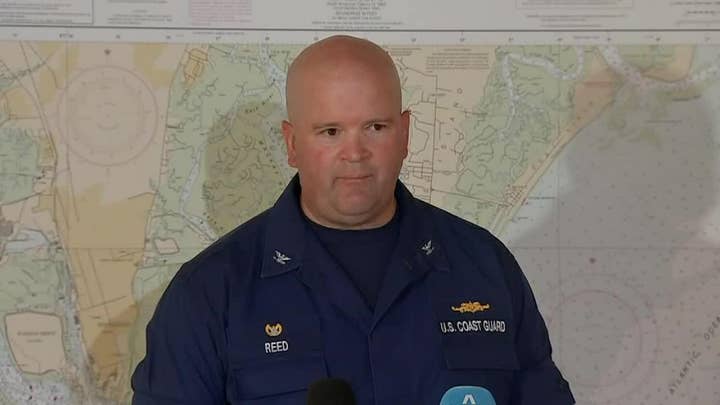 The US Coast Guard gives update on the crew members trapped within the capsized Golden Ray cargo ship
