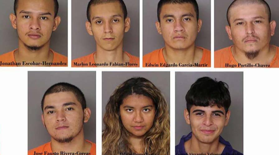 Six MS-13 gang members suspected in brutal murder case in US illegally