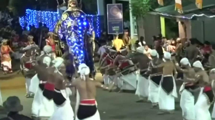 Video: 17 injured, trampled by elephants at crowded parade in Sri Lanka