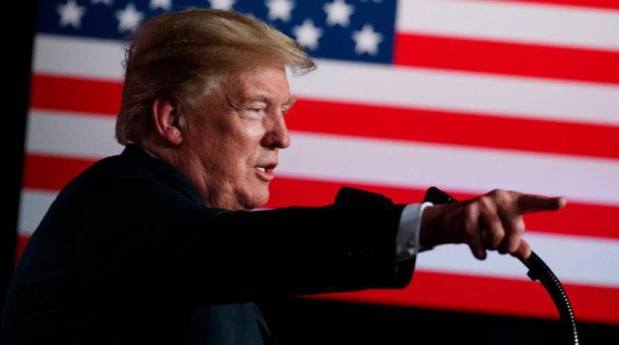 President Trump hosts a Keep America Great rally