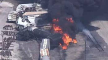 Illinois train derailment sparks massive fire, forces home and school evacuations