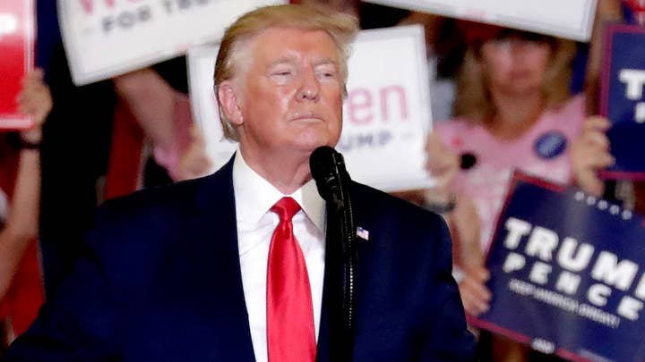 President Trump rips 'America-hating' Democrats at fiery rally in North Carolina