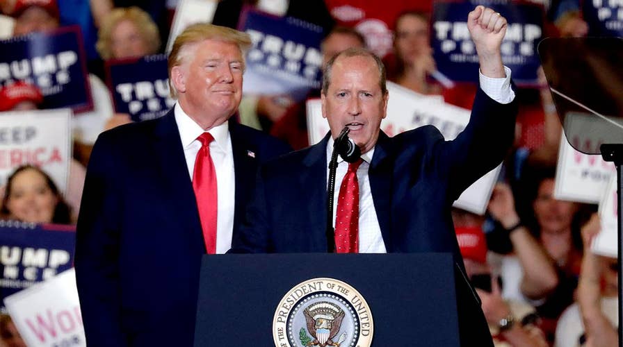 President Trump campaigns in North Carolina ahead of special election