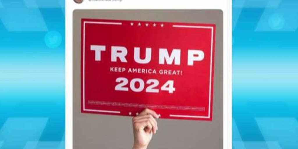 Trump tweets 2024 campaign sign Fox News Video