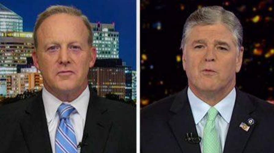 Sean Spicer reacts to CIA slamming CNN's 'misguided' reporting on alleged spy's extraction from Russia