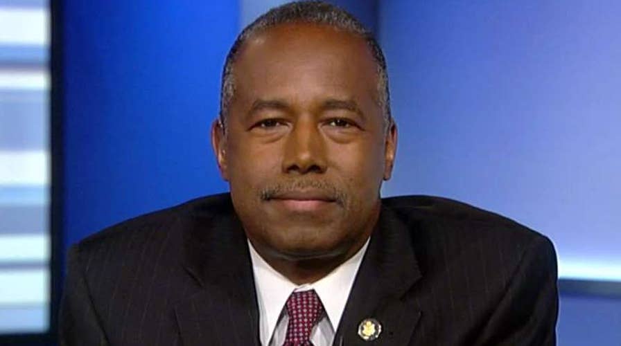 Carson: The president is very passionate about doing something about the homeless crisis