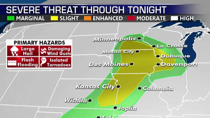 National forecast for Thursday, September 12