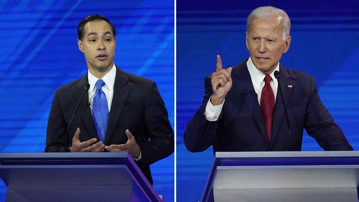 Joe Biden fields fiery attack from Julian Castro during Houston, Texas debate