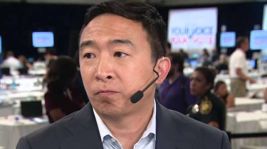 Andrew Yang on whether promising 10 random families $12,000 each violates campaign finance laws