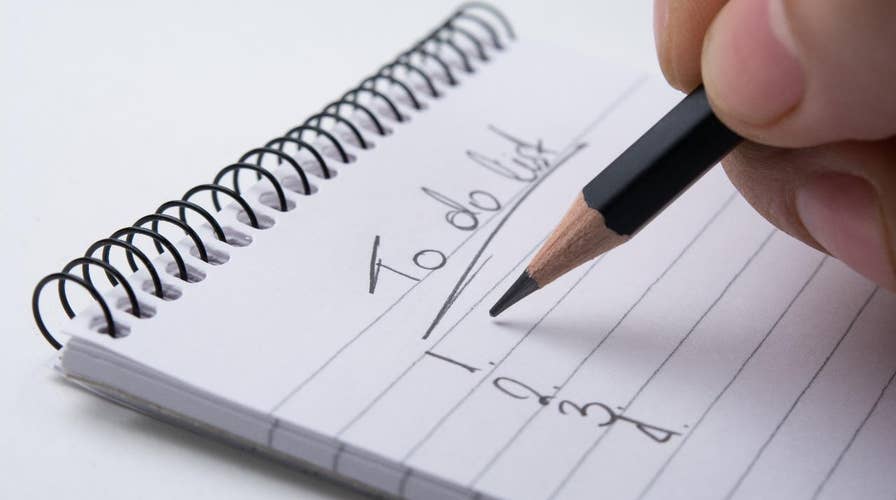 Why writing lists can help you de-stress