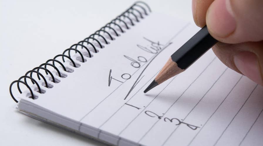 Why writing lists can help you de-stress