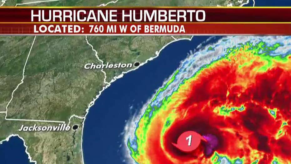 Humberto Strengthens Into Hurricane May Bring Heavy Rain To Bermuda Fox News