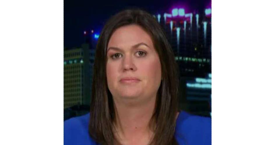 Sarah Sanders: Press can't beat Trump so they're targeting officials associated with him